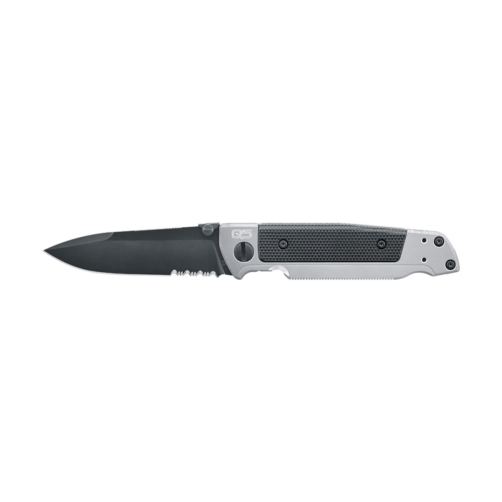 Walther Q5 Steel Frame Folder Black Serrated