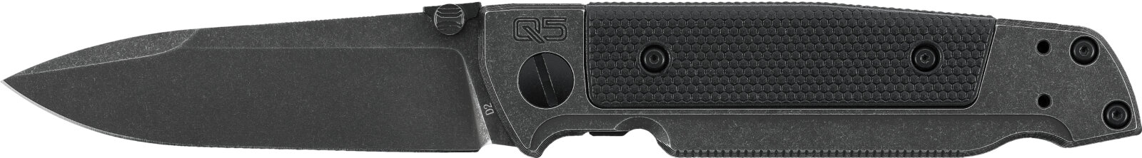 Walther Q5 Steel Frame Folder Blackwash Plain