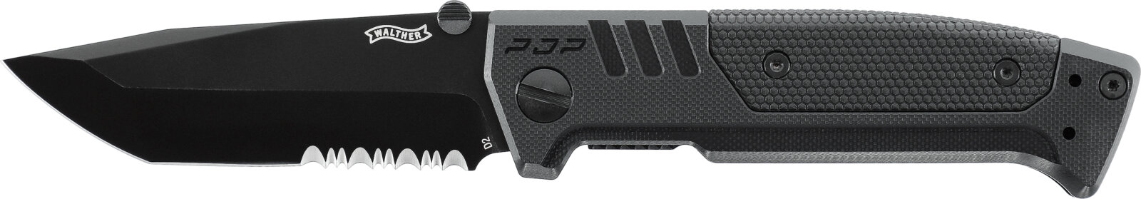 Walther PDP Tanto Black Wellenschliff