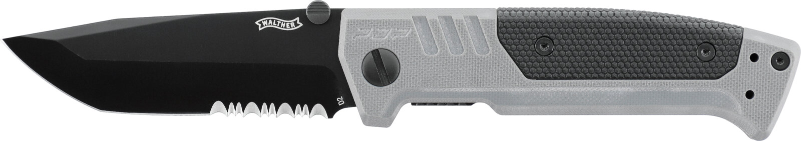 Walther PDP Tanto Tungsten Gray Wellenschliff